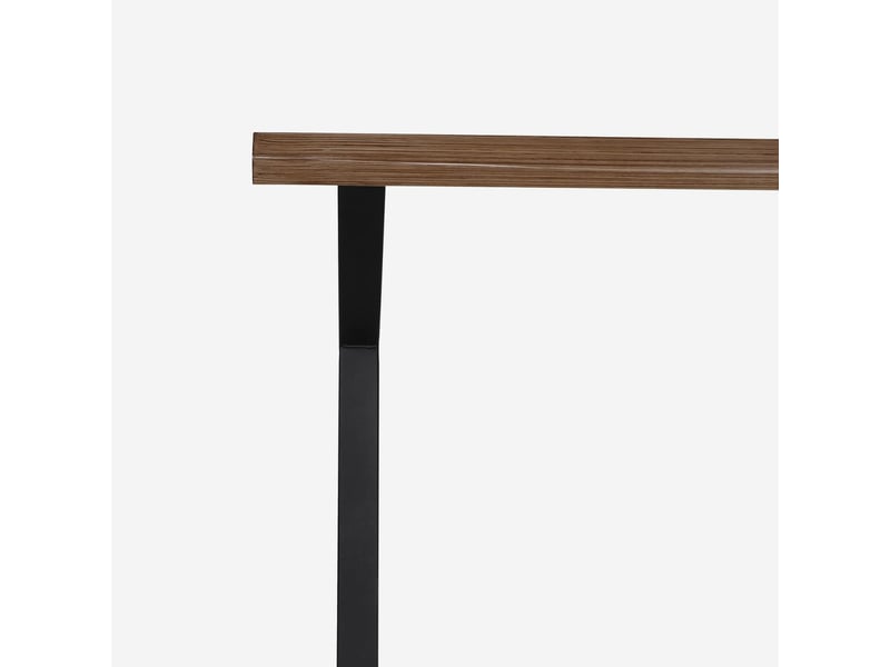  Table de salle à manger moderne avec pieds en métal efor  - Conforama E