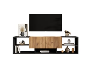 Meuble tv coloris bicolore 160 cm MEUBLIV  