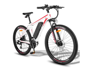 Vélo électrique | fafrees | f28 mt | 250w 36v15ah 27,5 disque - blanc-rouge