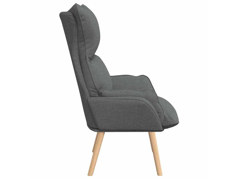  Fauteuil salon, fauteuil relax gris foncé 69 x 74 x 93 cm tissu et contreplaqué shl81191  - Conforama E