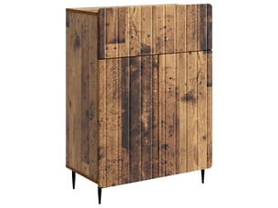 Buffet - bahut - meuble de rangement bois ancien 66 x 34,5 x 92 cm bois d'ingénierie