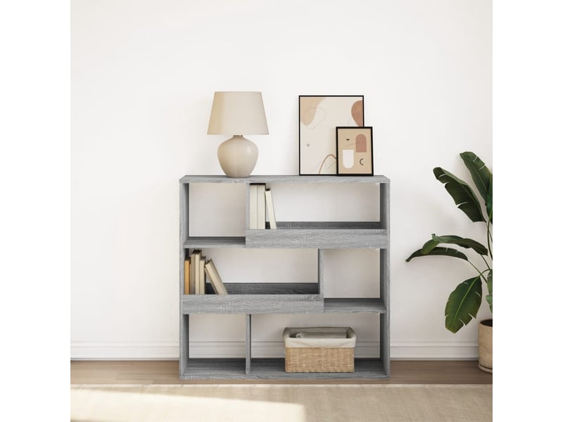  Bibliothèque, séparateur de pièce sonoma gris 100x33x94,5 cm  - Conforama B