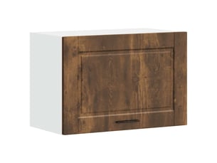 Meuble de rangement, armoire murale de cuisine porto chêne fumé bois d'ingénierie shl5590