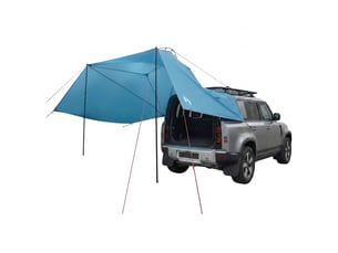 Tente voiture pour camping bleu 350x250 cm polyester et acier