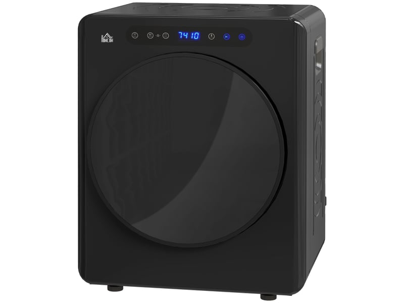 Sèche-linge - 4 kg - programmes de séchage - stainless steel - noir - 49 x 43 x 61 cm - pose libre - linge quotidien B61-010V90BK - Conforama B
