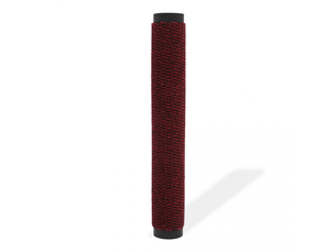 Tapis d'entrée rectangulaire à nœuds 60x90 cm rouge - comfortxl