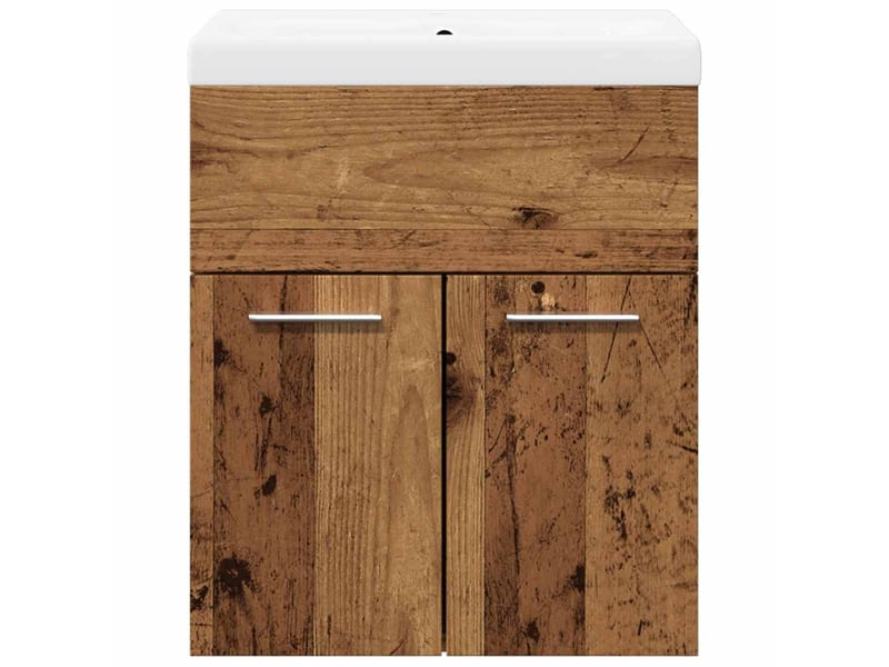  Ensemble de meubles salle de bain 2 pcs bois d'ingénierie cf63913  - Conforama D