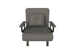 Fauteuil relax manuel  <strong>DESMIU</strong> Tissu gris