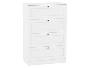 Commode 4 tiroir(s) VIDA DESIGNS 3332181 coloris blanc largeur 21.5 cm
