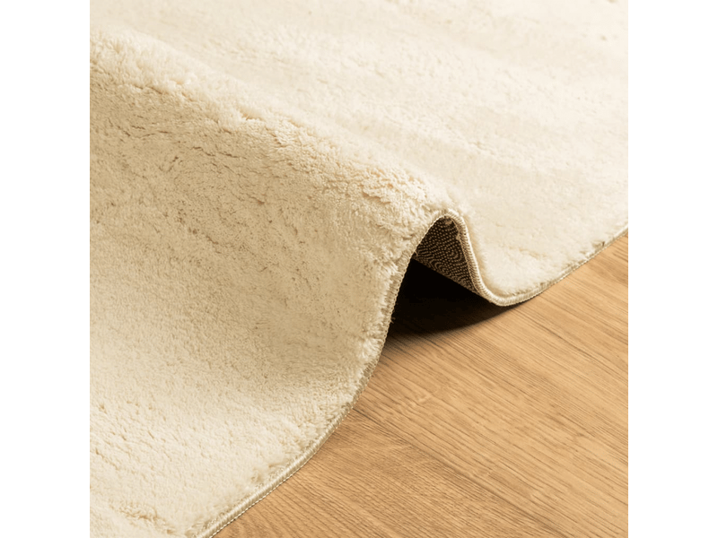  Tapis à poils courts doux et lavable crème 60x110 cm - comfortxl 375032 - Conforama E