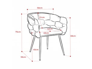 Pouf / repose pied <strong>DESMIU</strong> <strong></strong> vert