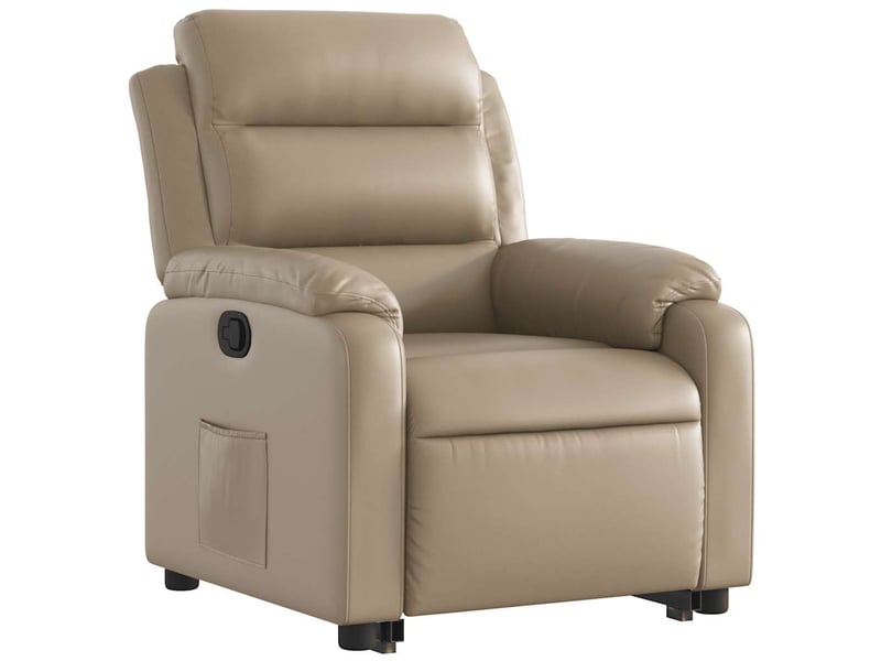  Fauteuil inclinable salon, fauteuil relax cappuccino similicuir shl82651  - Conforama D