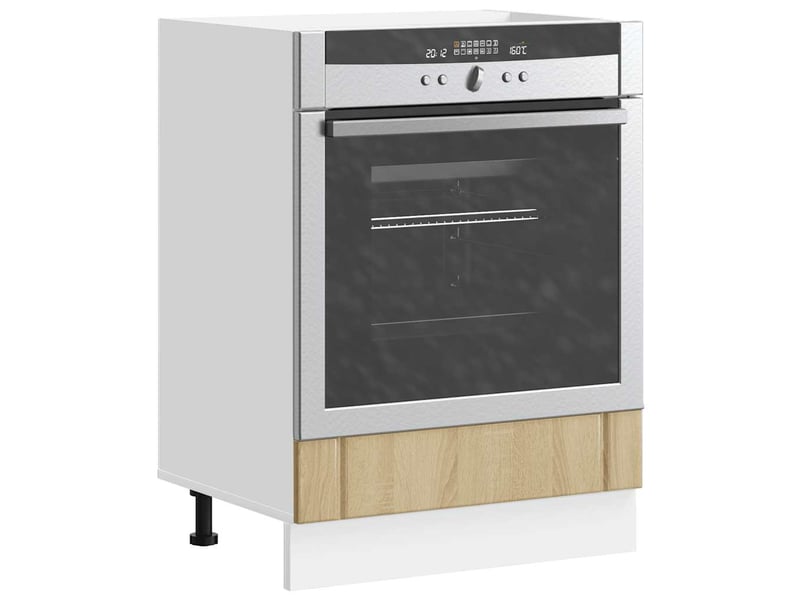  Armoire de cuisine, armoire de four lucca chêne sonoma bois d'ingénierie  - Conforama C