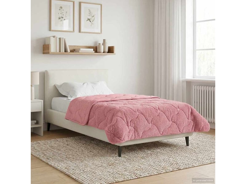 Couette - duvet d'été 155 x 200 cm été rose respirant - Conforama B