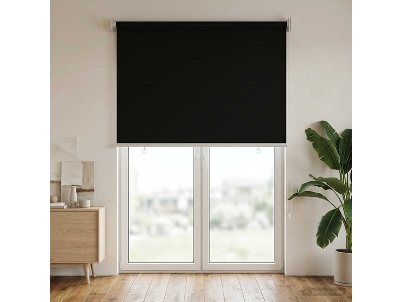 Store enrouleur, store roulant extérieur protection uv noir 100 x 230 cm (l x h) cf47519 - Conforama C