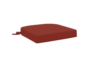 Coussin de siège, coussin d'assise en 1 pièce soest 100 % polyester rouge cf55849