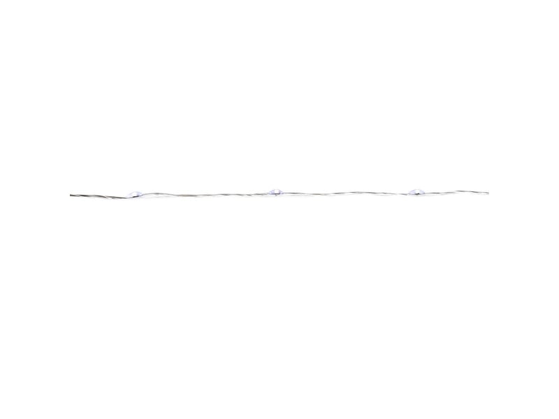  Guirlande lumineuse d'extérieur 5 m 100 led blanc froid fil cuivre 13 fonctions sur secteur  - Conforama D