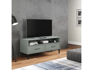 Meuble tv coloris gris 106 cm <strong></strong>  <strong></strong>