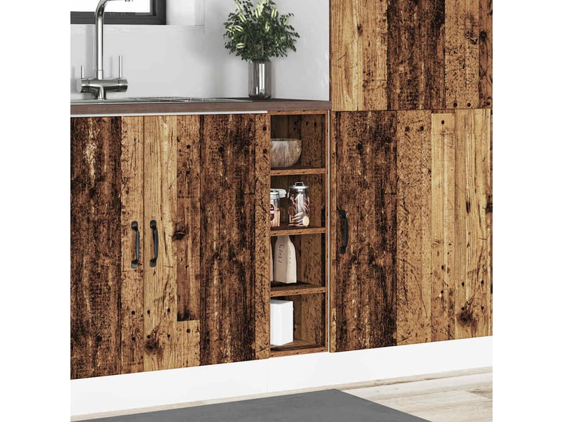  Meuble de rangement, armoire de plancher riga vieux bois 20x44,5x81,5cm  - Conforama C