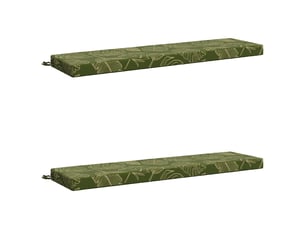 Lot de 2 coussins de banc, coussins d'assise soest 100 % polyester cf56901