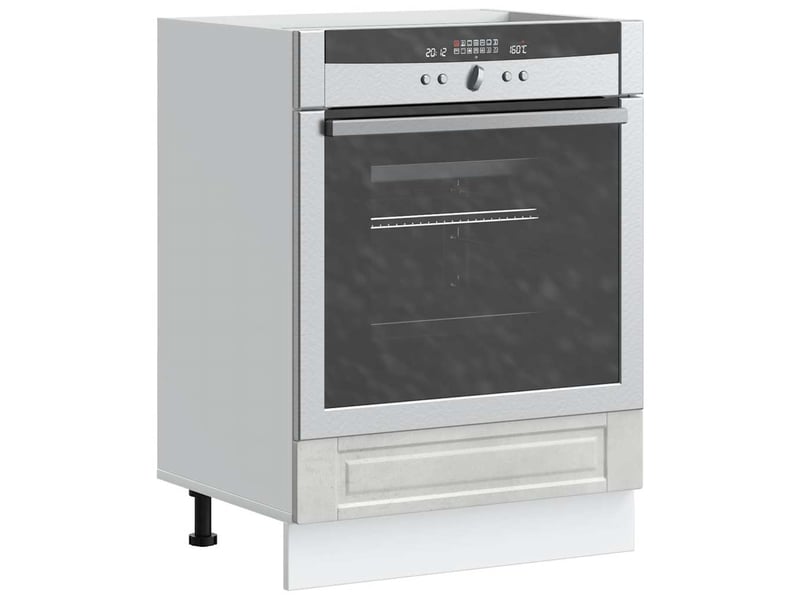  Armoire à four, armoire de cuisine porto gris béton bois d'ingénierie  - Conforama B