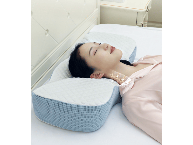  Oreiller cervical memory foam, oreiller cervicales douloureuses ergonomique, oreiller pour les dormeurs,63*12*36cm  - Conforama B