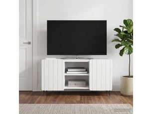 Meuble tv coloris blanc 102 cm <strong></strong>  <strong></strong>