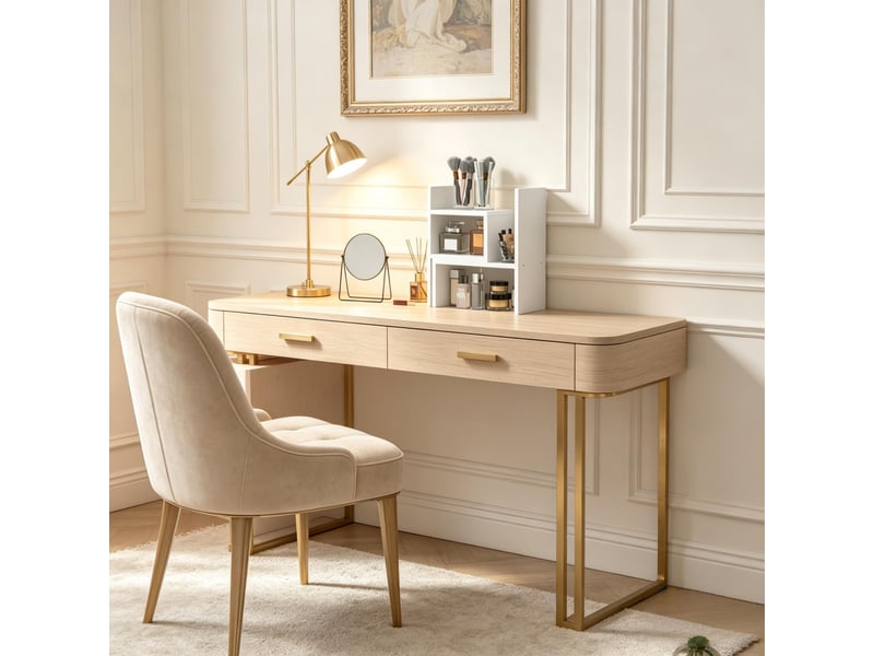  Lot de 2 étagères de bureau modulables,mdf mélaminé,blanc  - Conforama B