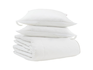 Duvet d'hiver avec oreiller 3 pièces - couette blanc plume de canard
