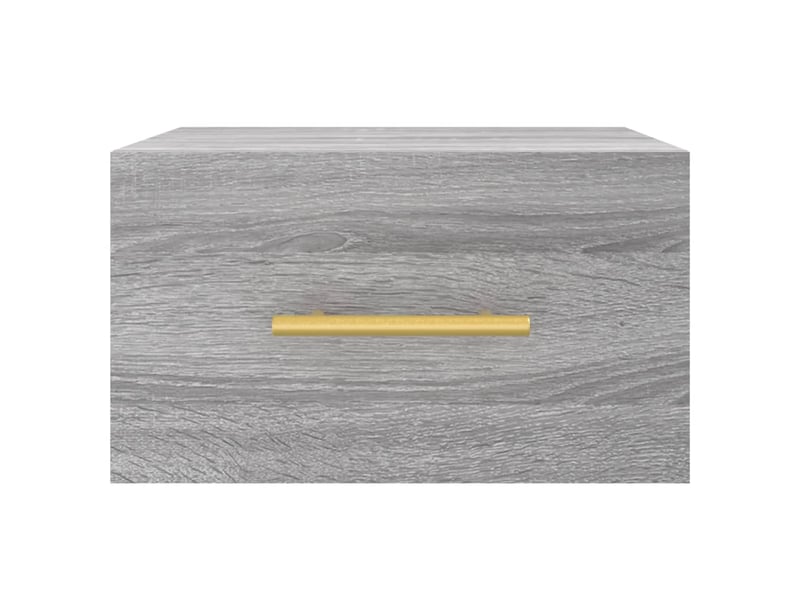  Table de chevet - cabinet de chevet - table de nuit murale sonoma gris 35x35x20 cm  - Conforama D