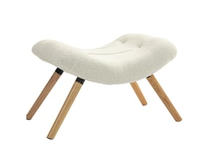Pouf / repose pied DESVIAE blanc