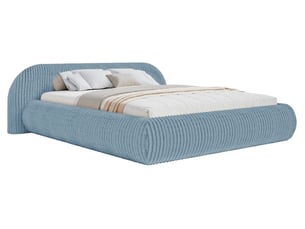 Lit 2 places 200x200 cm SELSEY Shels Low coloris rose