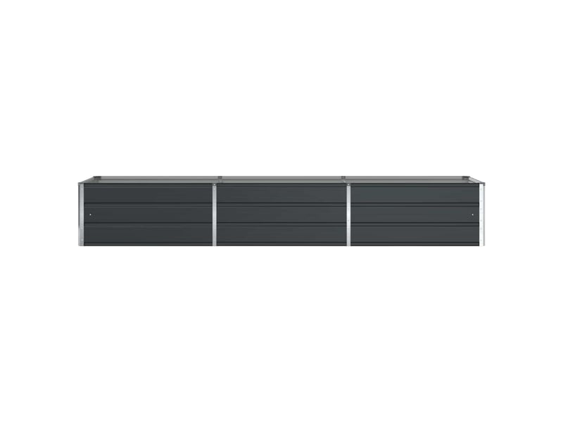  Jardinière - bac à fleurs anthracite 290 x 50 x 45 cm acier galvanisé  - Conforama D