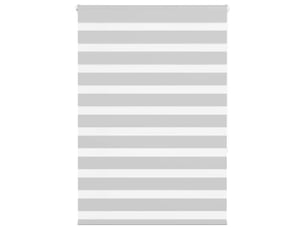 Store zèbre, store de fenêtre gris clair largeur du tissu 100,9 cm polyester cf48440