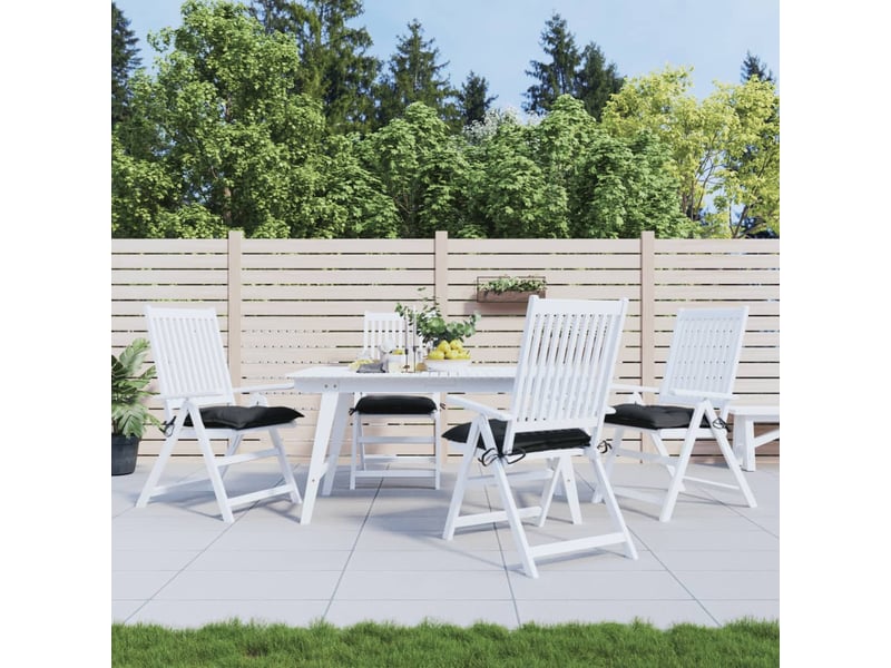  Lot de 4 coussins de palette, coussins de canapé noir 50x50x7 cm tissu oxford cf59733  - Conforama B