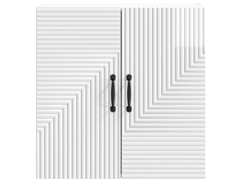  Armoire murale salon blanc brillant 59x31x60cm bois d'ingénierie shl8284  - Conforama D