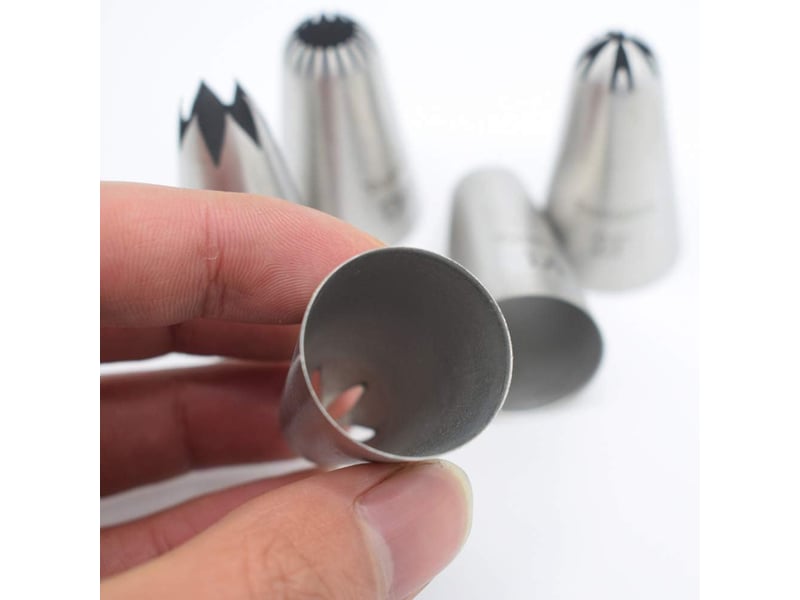 5 pcs grandes douilles de glaçage pour la décoration de gâteaux et cupcakes - Conforama C