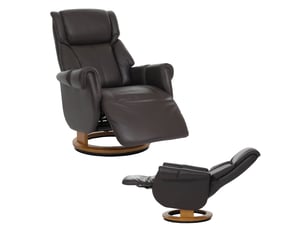 Fauteuil fixe  <strong>DECOSHOP 26</strong> Bois marron
