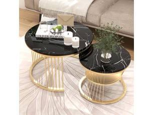 Table basse coloris noir <strong></strong> <strong></strong>