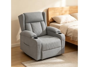 Fauteuil relax manuel  ARVELLA Tissu gris