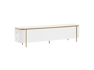 Meuble tv coloris blanc 180 cm OPULERANE TRADING LTD