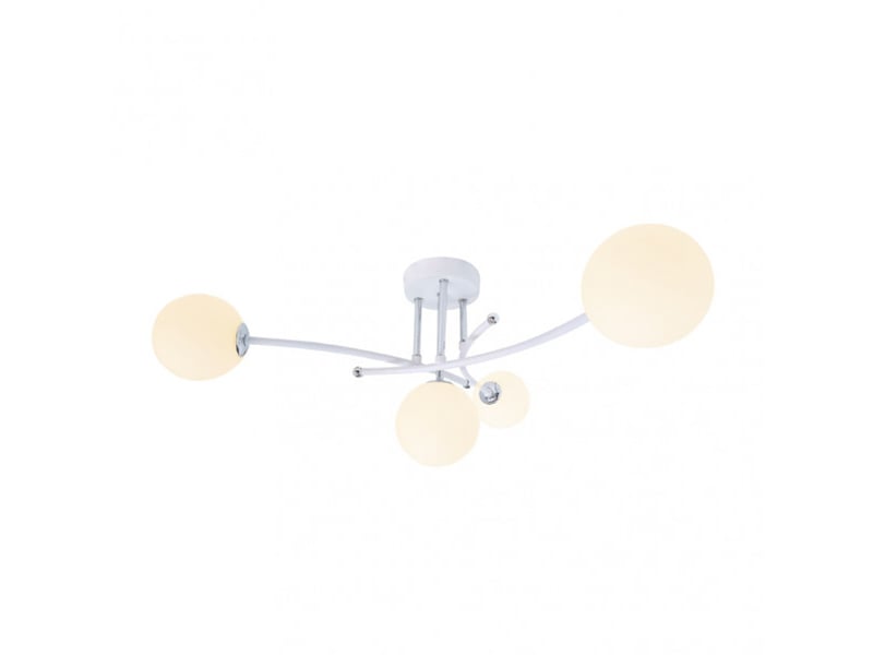  Fabrilamp la habana, lampe, moderne, 4 x g9, blancchromé, 25 x 59 x 59 cm 154554001 - Conforama C