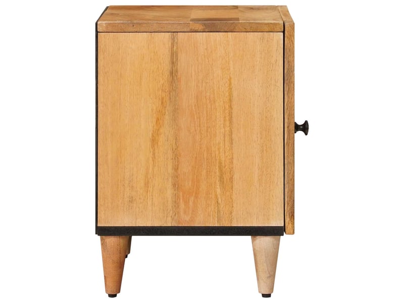 Table de chevet 2 pièces naturel 40 x 33,5 x 46 cm - Conforama D