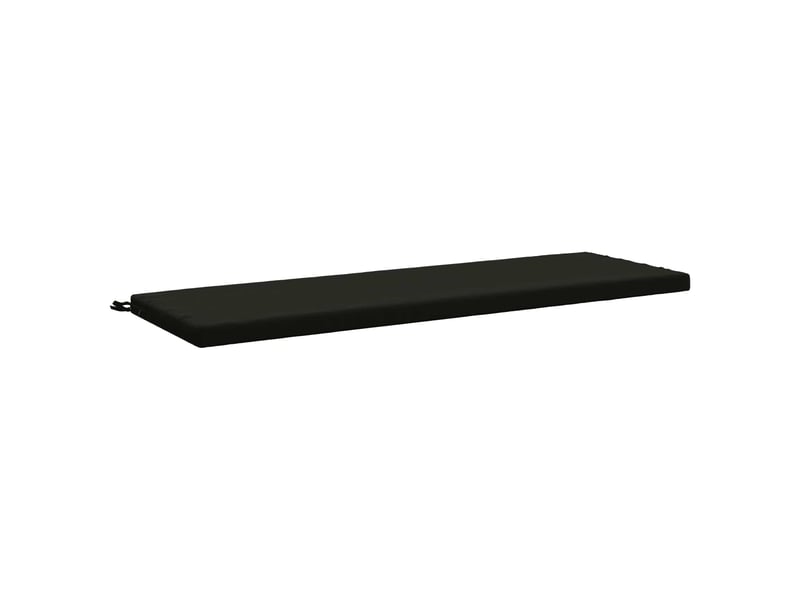 Lot de 2 coussins de banc, coussins d'assise soest 100 % polyester noir cf57288 - Conforama D