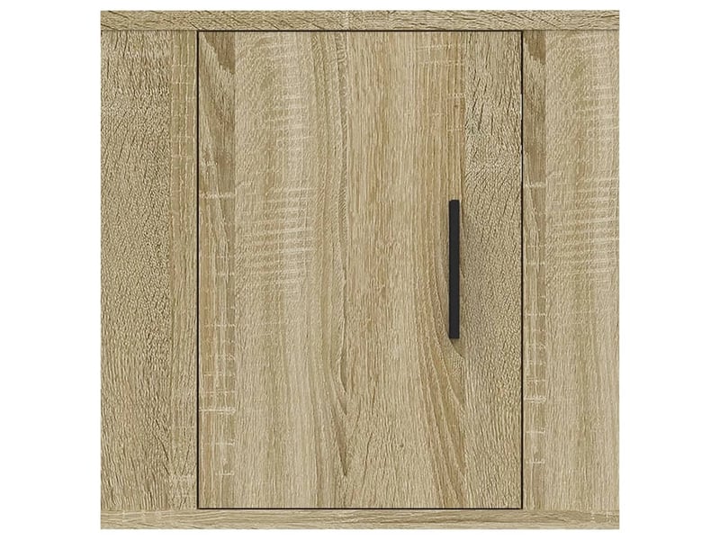  Lot de 2 meuble tv mural, meuble tv suspendu chêne sonoma 40x34,5x40 cm  - Conforama E