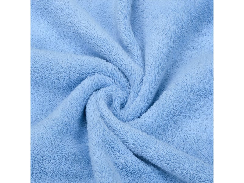  Serviette de bain - coton, lot de 6, bleu ciel  - Conforama E
