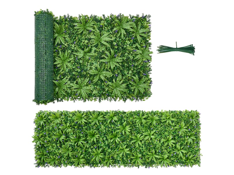  Vevor mur végétal artificiel haie artificielle déco intérieur extérieur 3x1 m  - Conforama A