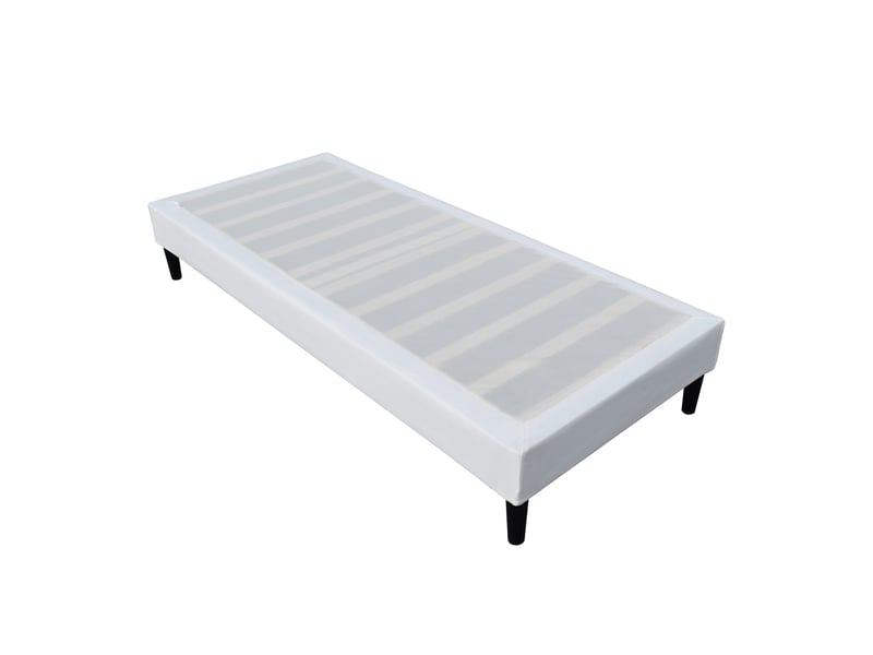  Sommier 70x190 cm - déhoussable - pieds 20 cm - 13 lattes - confort optimal - design élégant - usage quotidien  - Conforama A
