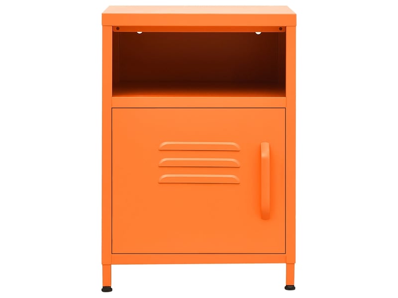  Table de chevet - cabinet de chevet - table de nuit orange 35x35x51 cm acier  - Conforama B
