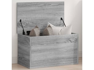Boîte de rangement, coffre de rangement sonoma gris 60x35x35 cm bois d'ingénierie